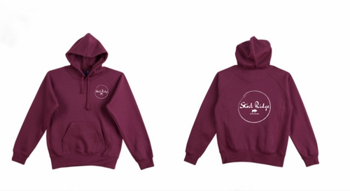 Ladies Fleecy Hoodie - Maroon