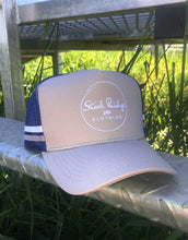 Load image into Gallery viewer, Grey/Blue Trucker