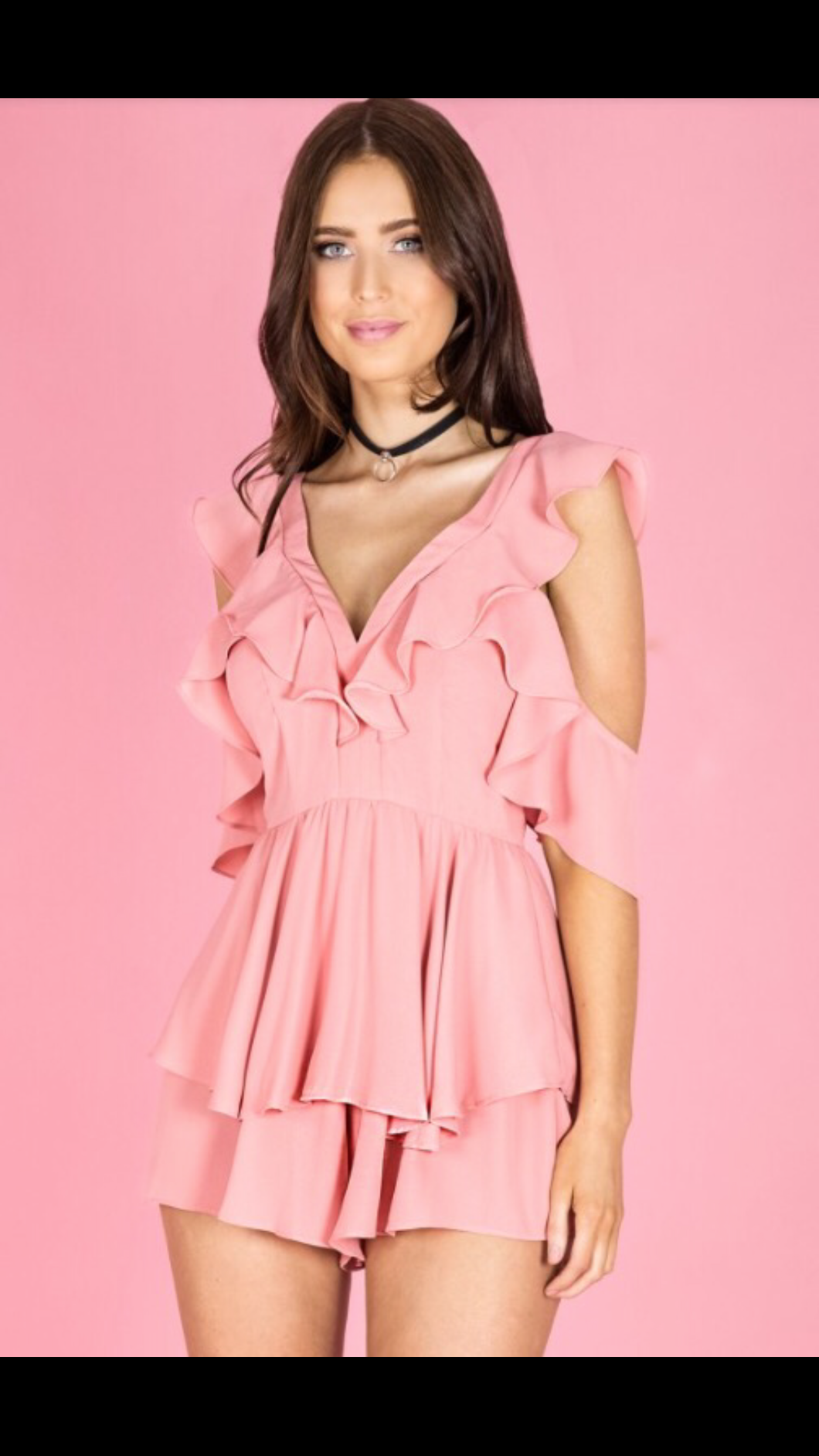 In The Breeze Playsuit - Pink